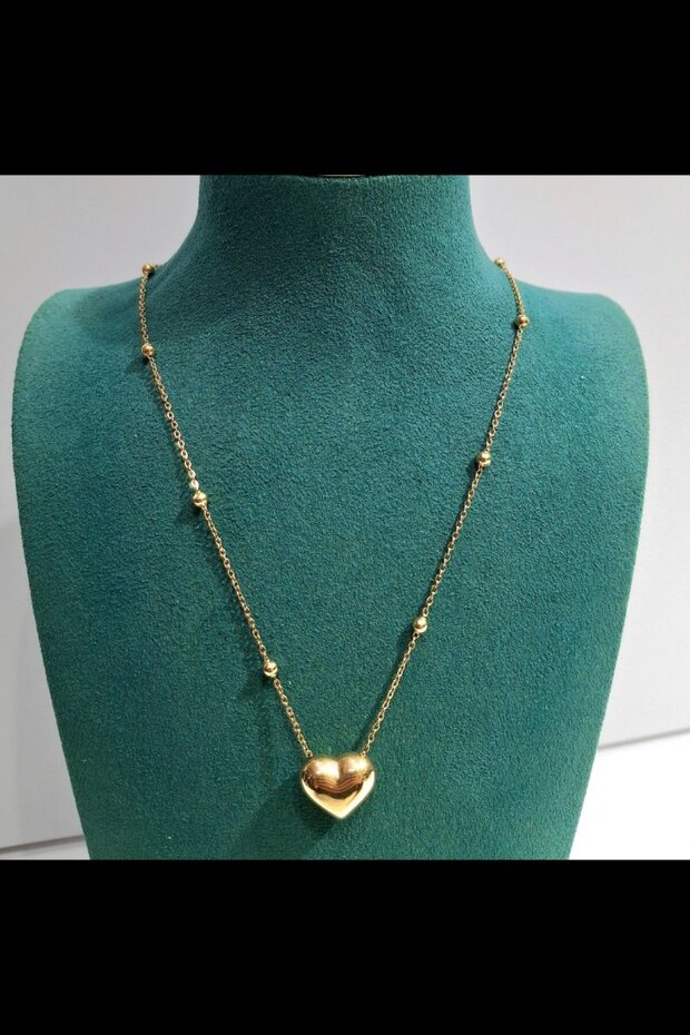 Luxurious Figured Shiny Anti-Tarnish Steel Necklace