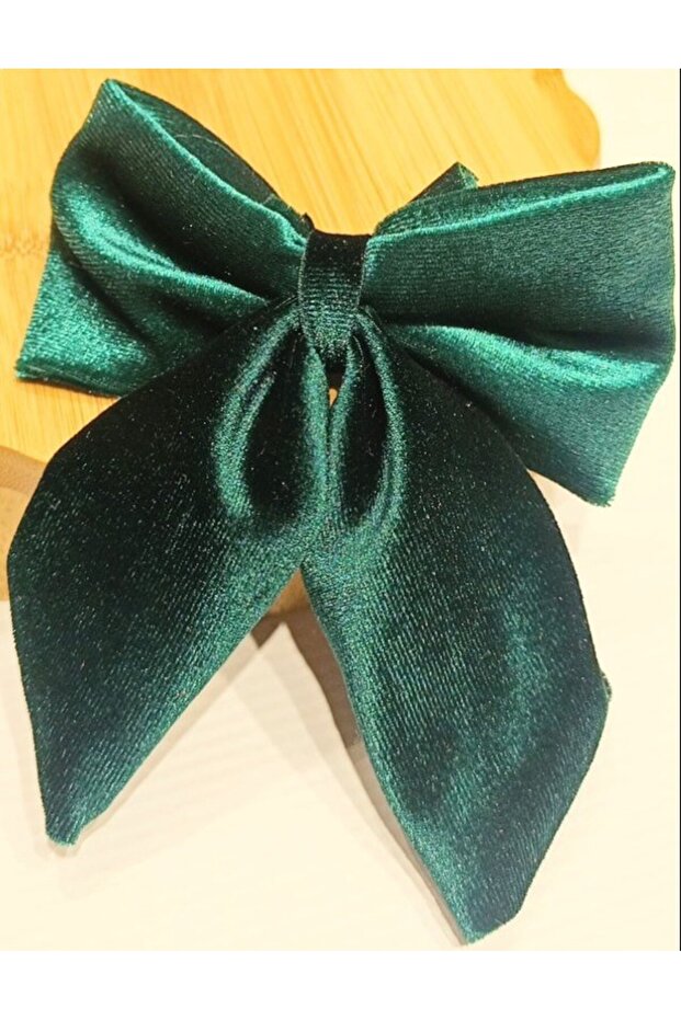Luxurious Flashy Figured Velvet Clip Buckle