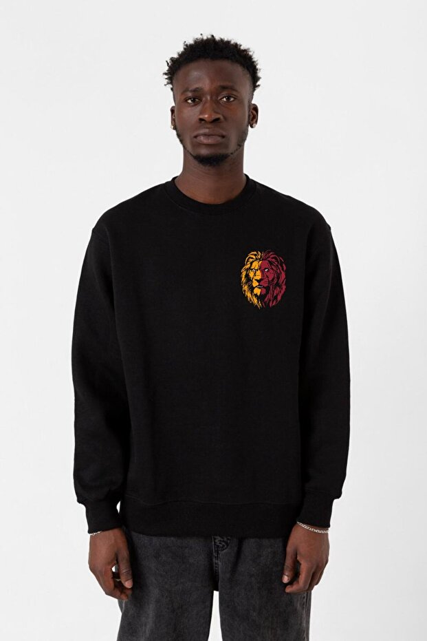 Yellow Red Leon Black Men's 2Ip Sweatshirt