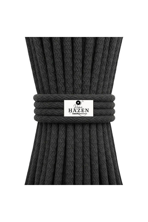 2 kg Cord Rope Cotton 6-7 mm 90-100 Meters - Black