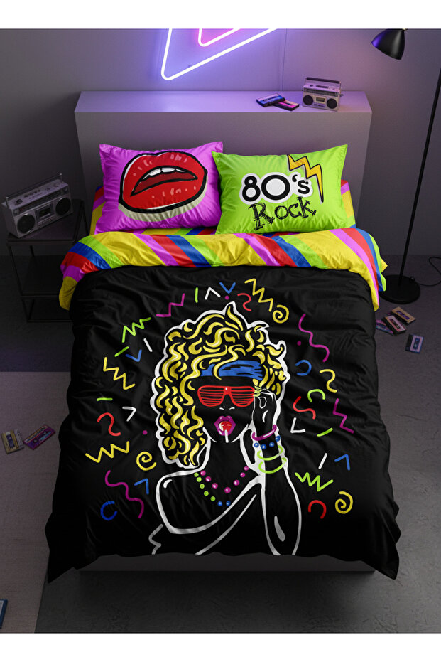 80's Double Bedding Set - 4