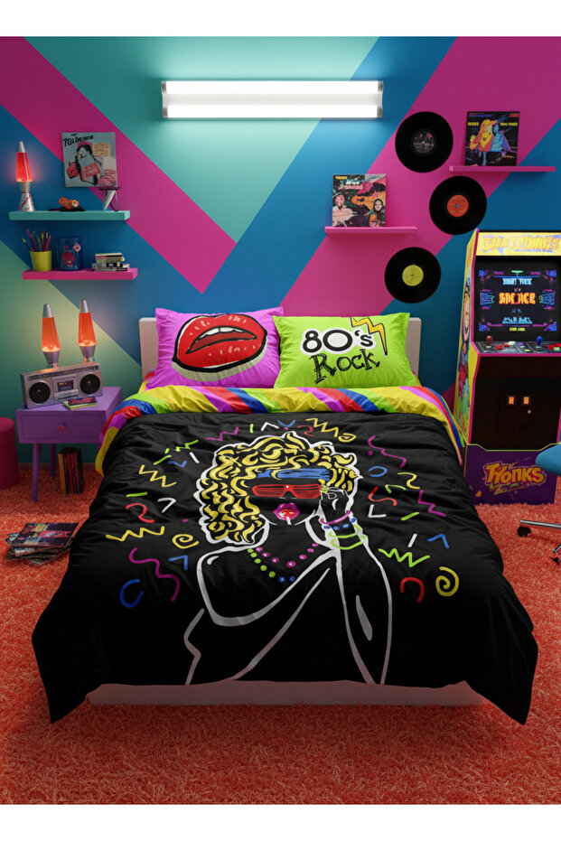 80's Double Bedding Set - 5