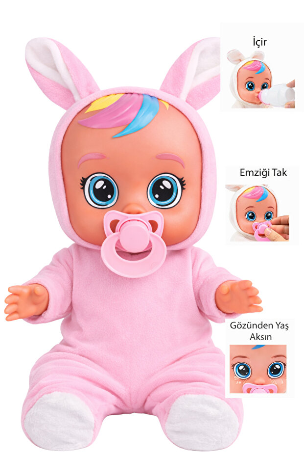 Toyx Ağlayan ve Konuşan Et Bebek Toz Pembe