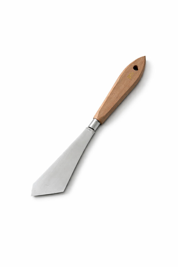 Professional Wooden Handle Steel Spatula Oil Paint, Acrylic Paint, Canvas