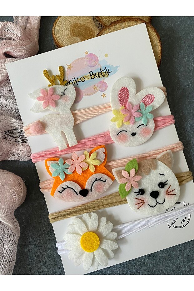 Newborn Compatible Non-Marking Hair Band Pack of 5