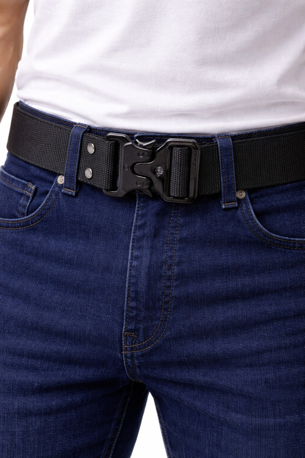 Palaska Beltless Metal Tactical Buckle Adjustable Outdoor Sports and Military Clip-On 8683255012794