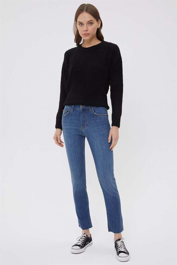 Jacklin High Waist Slim Fit Narrow Leg Ravelli Women's Jean Pants