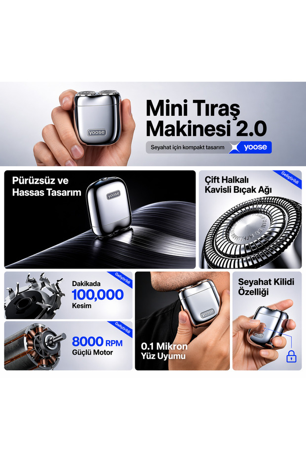 Mini Tıraş Makinesi - 3