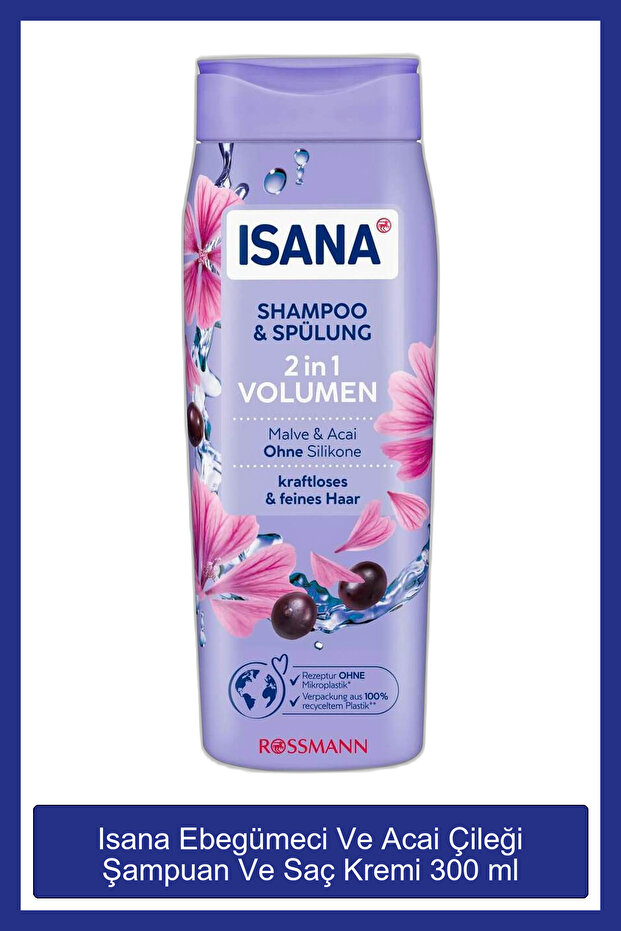 Hibiscus and Acai Strawberry Shampoo and Conditioner 300 ml