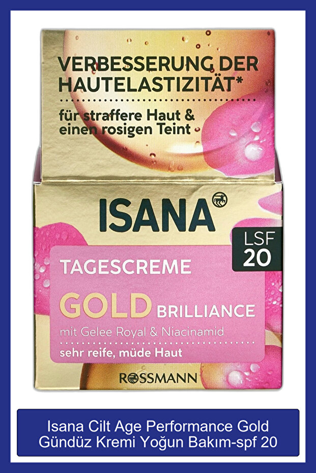 Cilt Age Performance Gold Gündüz Kremi Yoğun Bakım-spf 20 50ml - 1