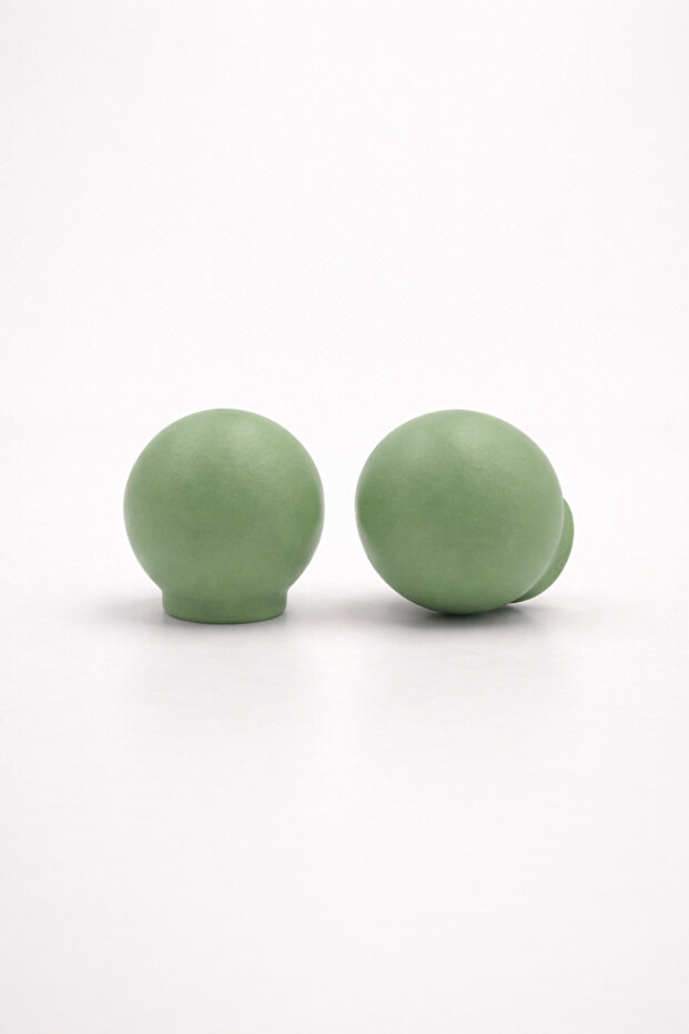 Sage Green - Mini Series Wooden Drawer and Cabinet Handle Set of 2