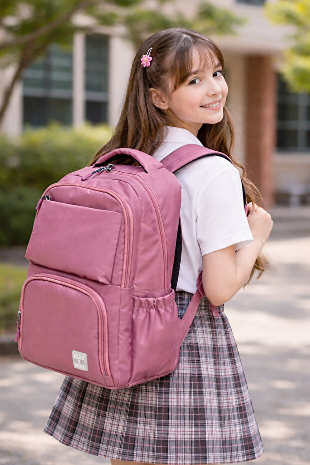 Pocket Backpack Dried Rose - 1