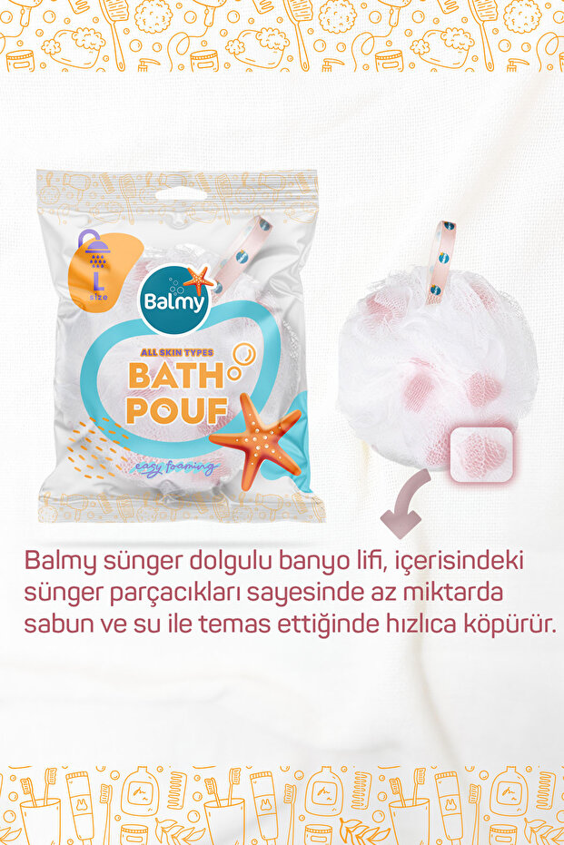 Banyo Lifi Large Pembe Yıldız - 3