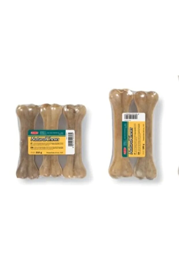 Natural Chew Bones for Dogs – 2 pcs (180 g, 16.5 cm) & 3 pcs (210 g, 14 cm)