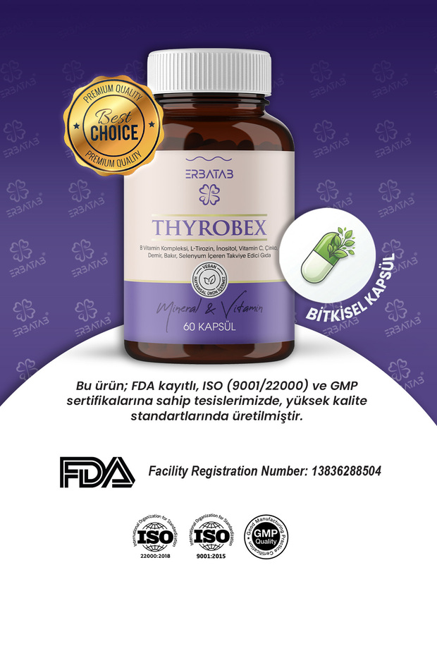 Thyrobex Multivitamin & Mineral 60 Kapsül - 7