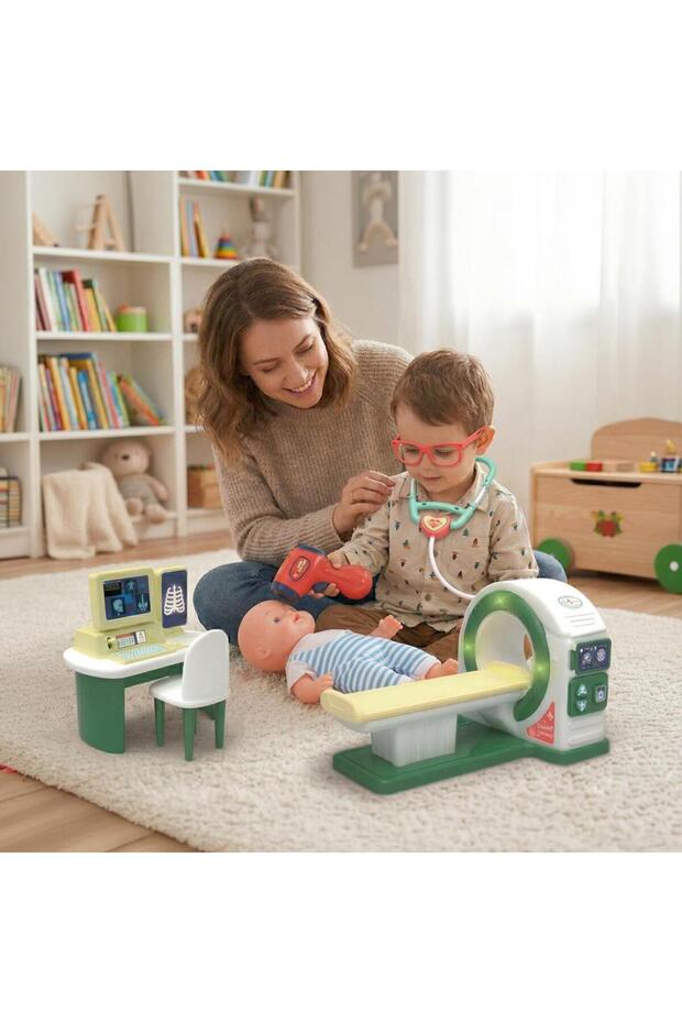 Toys Computed Tomography Machine Medical Play Set with Light and Sound