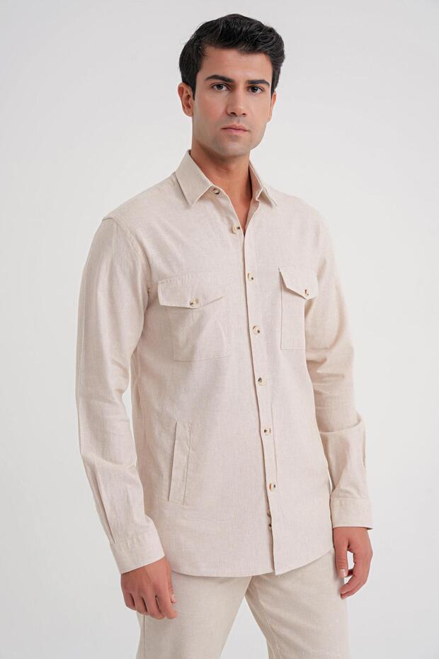 Men's g 1597 Shirt Comfort Beige