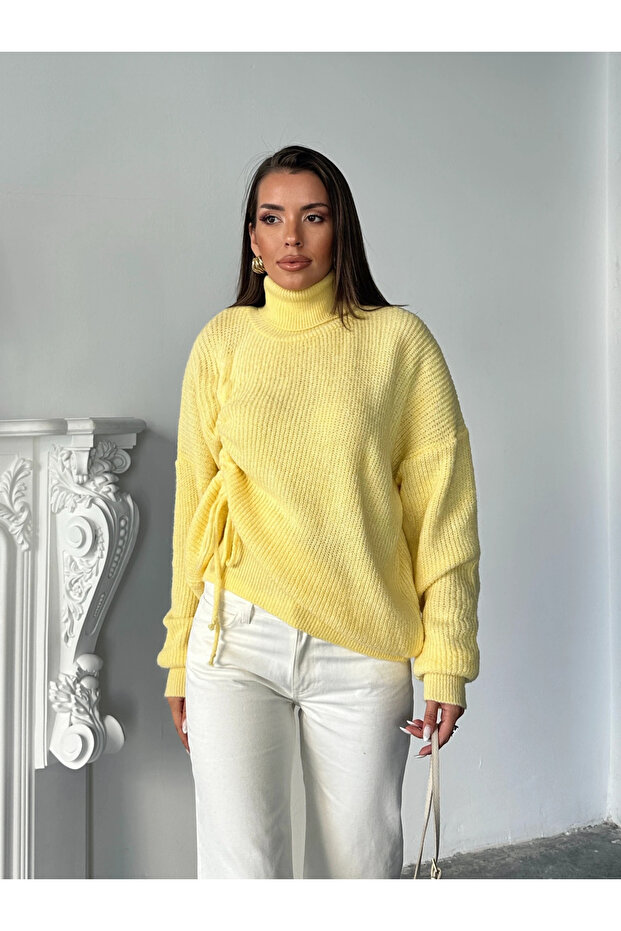 Selanik Fisherman's Knitwear - Yellow