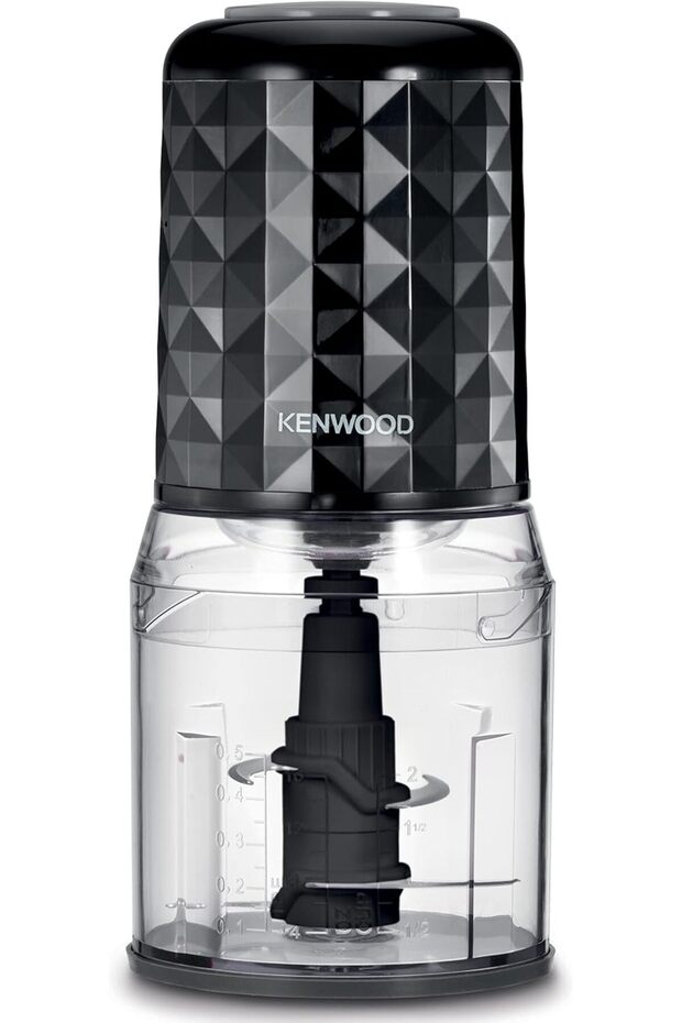Chopper 400W Electric Food Chopper 800ml Bowl, Dual Speed, Stainless Steel Quad Bla