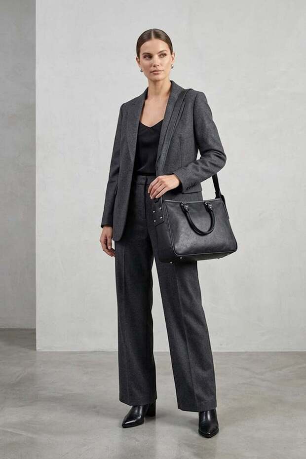 26Yc1042 Women's Shoulder Bag Black