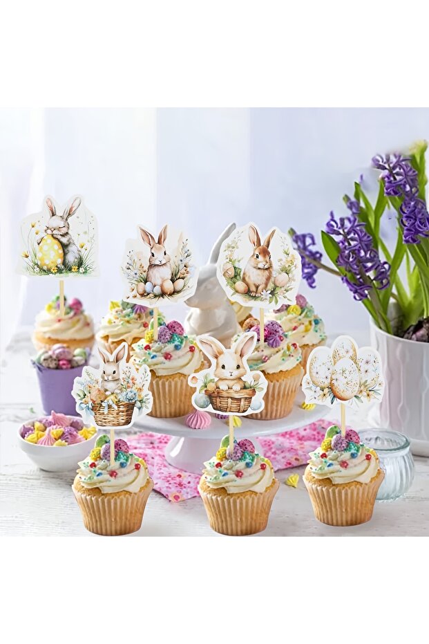 Rabbit Themed Party Decorations 24 Pieces