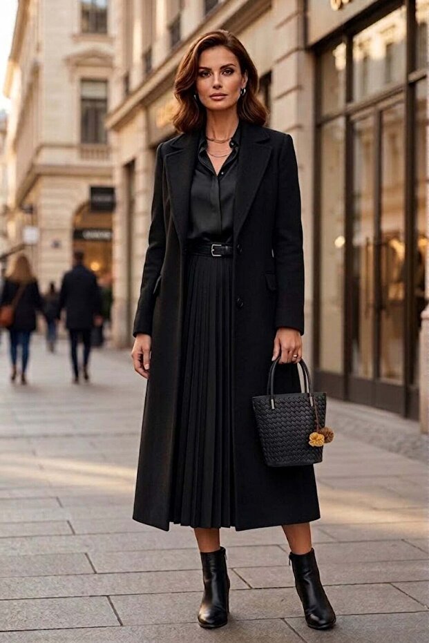 B37114 Women's Hand and Shoulder Bag Black