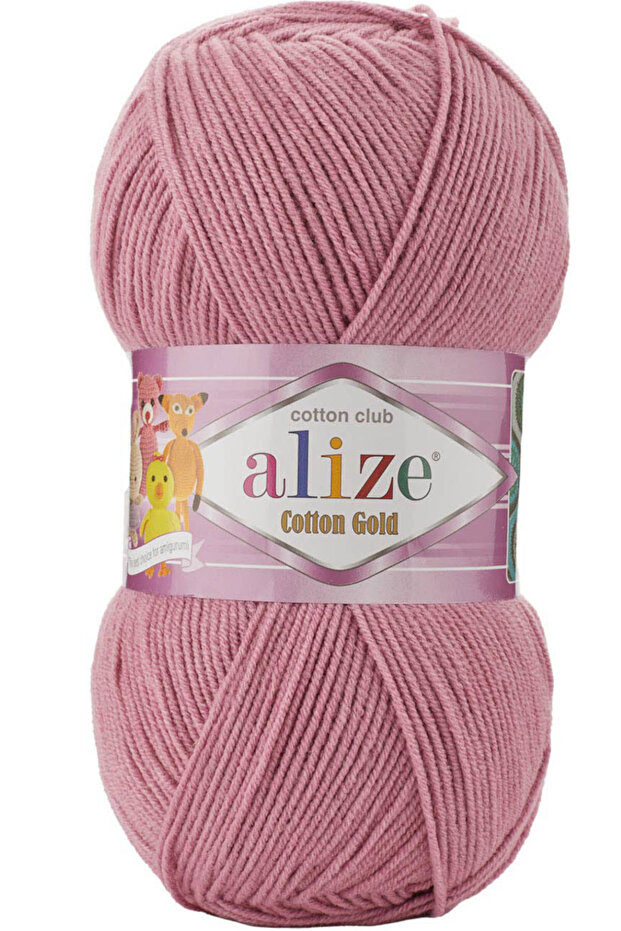 Cotton Gold Cotton Hand Knitting Yarn 676 Nostalgic Rose 100 Grams 330 Meters