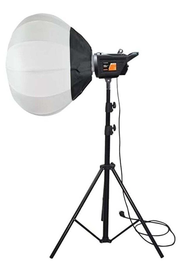 Professional Studio Lighting 100W with QX 65CM Softbox & Adjustable Stand – Dimmable LED Fill Light