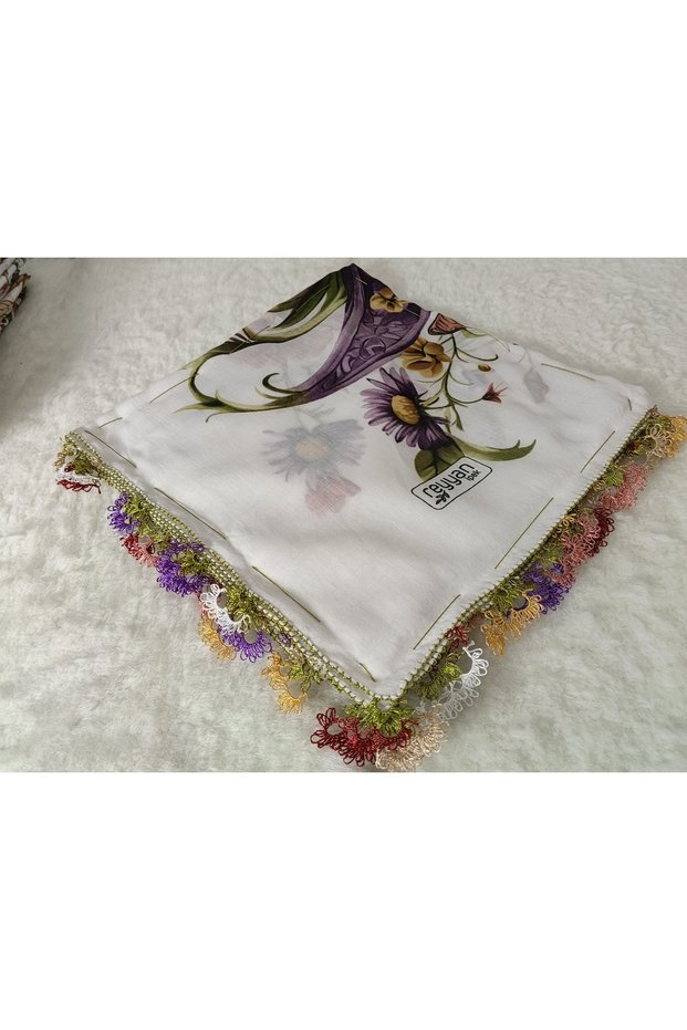 Exquisite Handcrafted Needlework Embroidery/Yemeni Needlework/Tulle Handwork/Head Covering