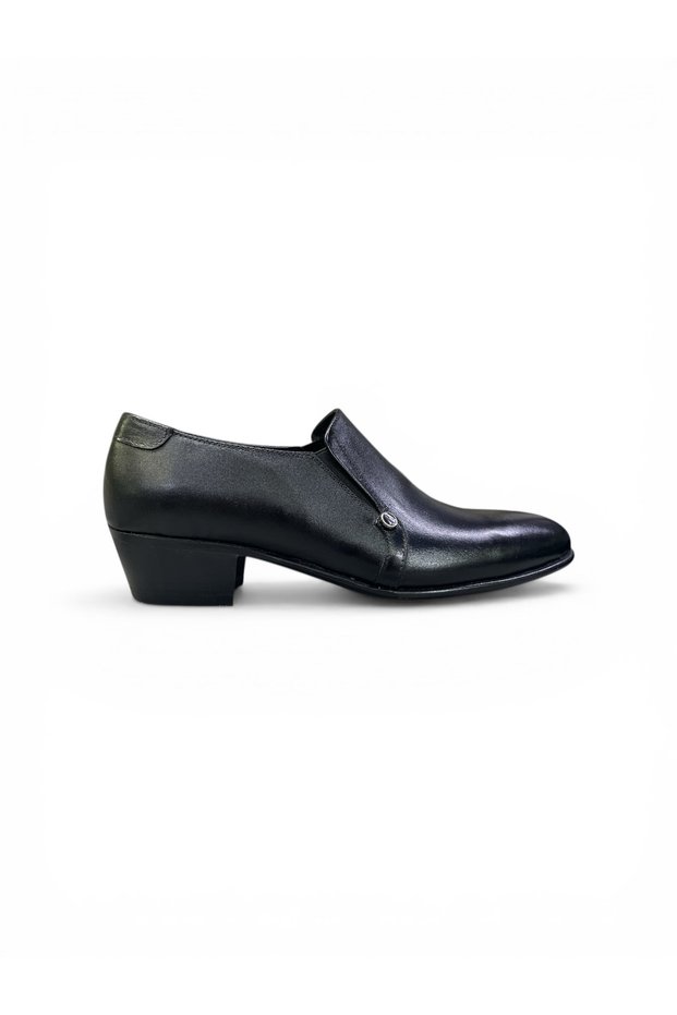 Genuine Inner and Outer Leather Genuine Leather Special Production Wednesday Shoes (Egg Heel)