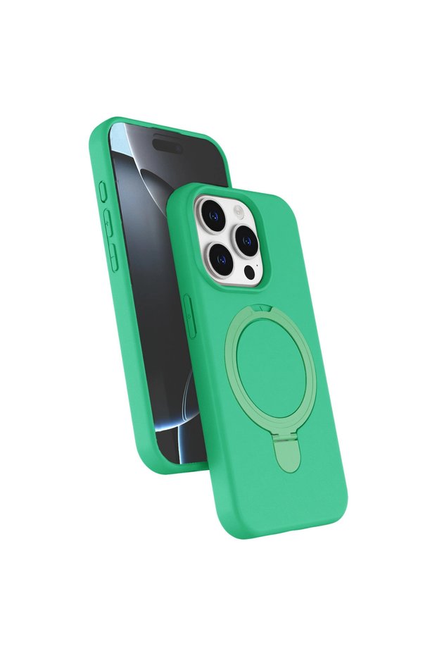 Apple iPhone 15 Pro Max Regal Magsafe Stand Cover - Green