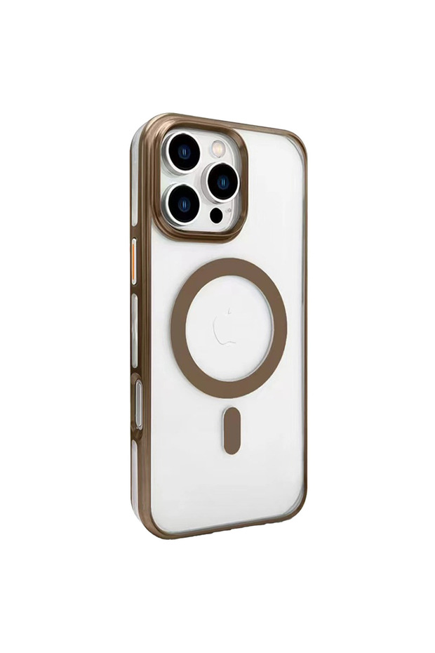 Joko Apple iPhone 16 Pro Gleam Pc Hard Magsafe Case - Brown