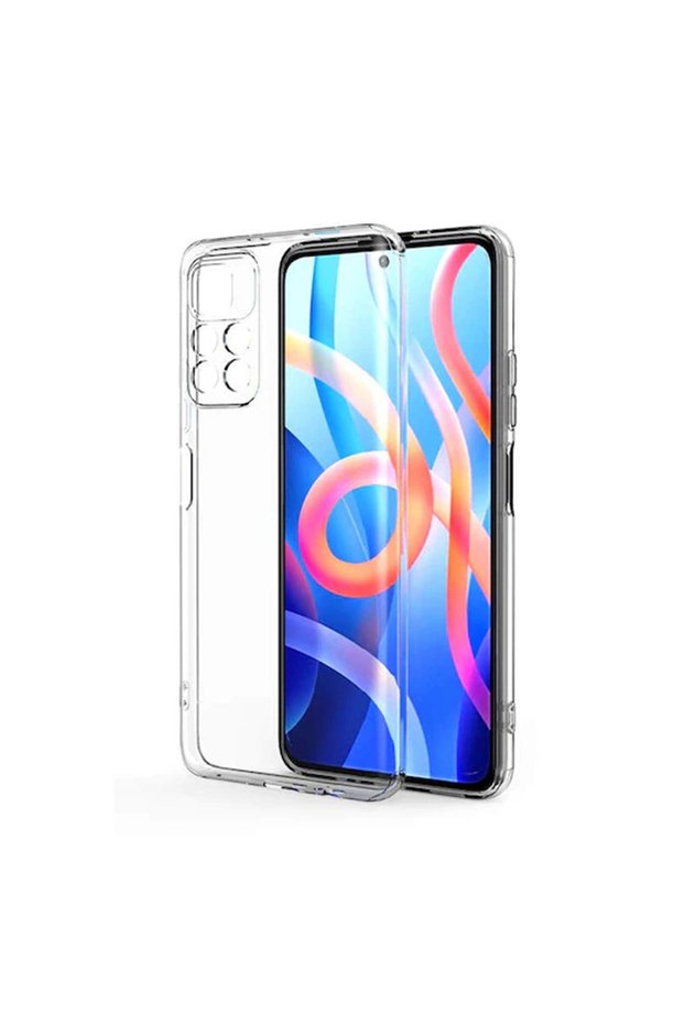غلاف هاتف Xiaomi Poco M4 Pro 4G مصنوع من السيليكون الشفاف الفاخر