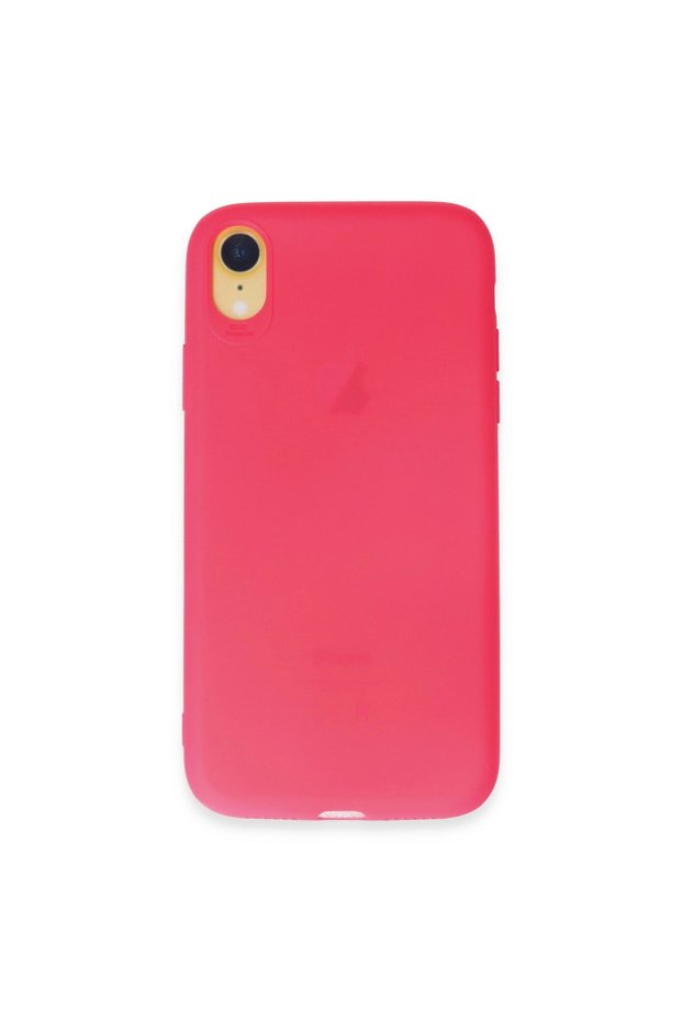 Apple iPhone Xr Case First Silicone - Pink