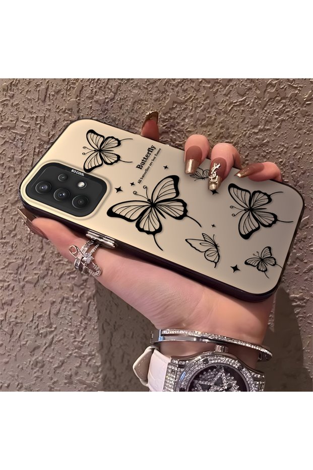 متوافق مع هاتف سامسونج جالاكسي A32 4G، نمط فراشة نازاريك، حماية كاملة، حافظة أنيقة