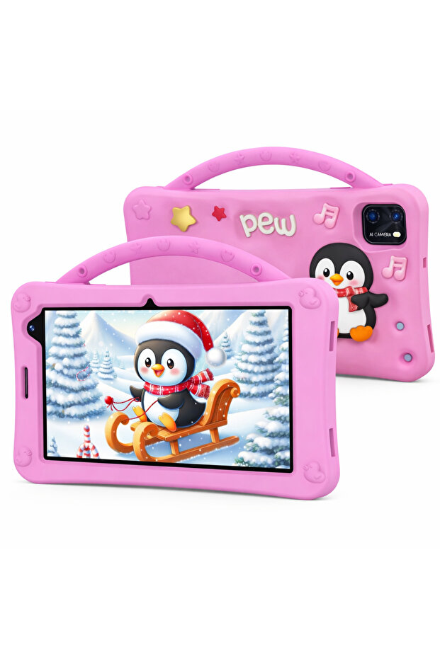 P701 Kids Tablet 7" HD, 6GB+256GB, Android 13, 3000mAh, Dual Camera, SIM, Case
