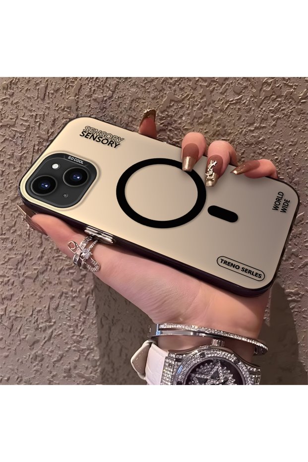 High-Quality Simple Case Compatible with iPhone 13/14, Silicone Shockproof Fashionable