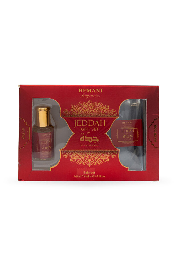 Jeddah Gift Set 2in1 - Attar & Bakhoor