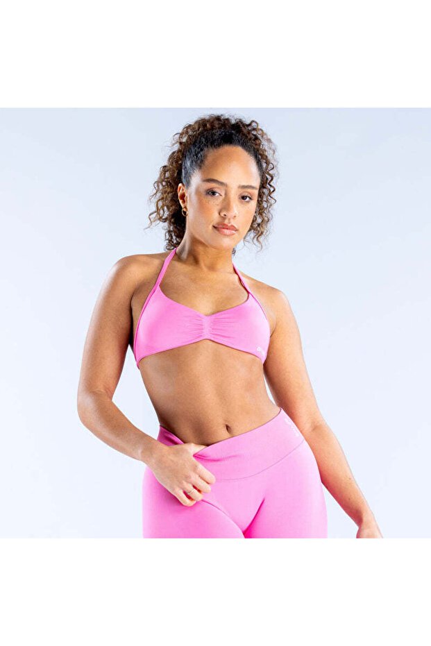 Pink Impact Strappy Bra - Supportive Sports Bra