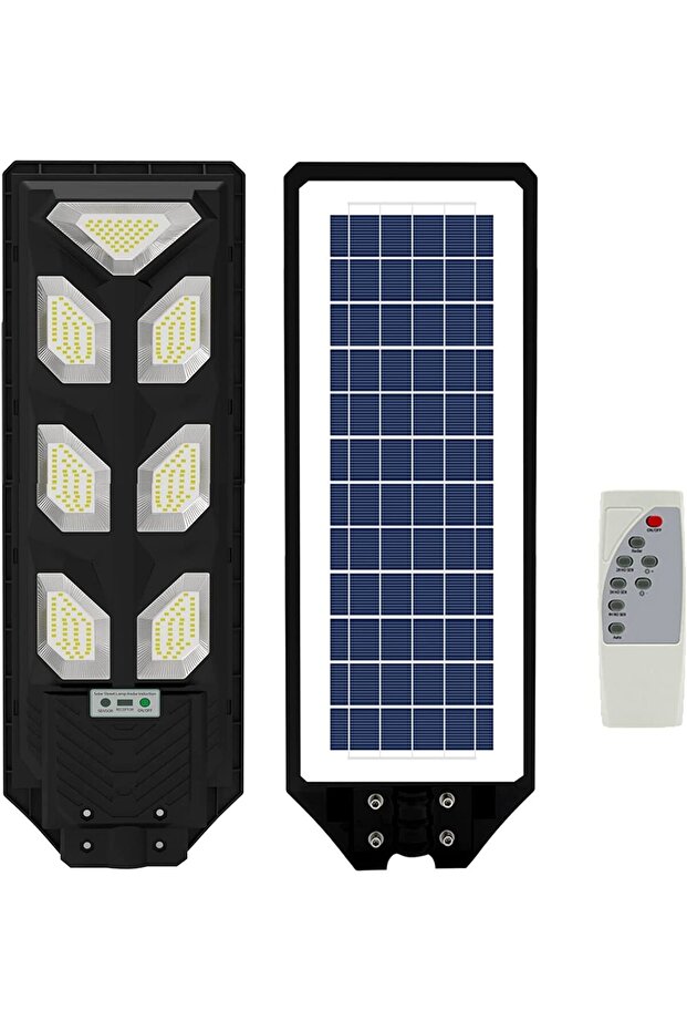 مصباح شارع LED يعمل بالطاقة الشمسية بقوة 700 واط مع جهاز تحكم عن بعد مقاوم للماء (بدون عمود إنارة)