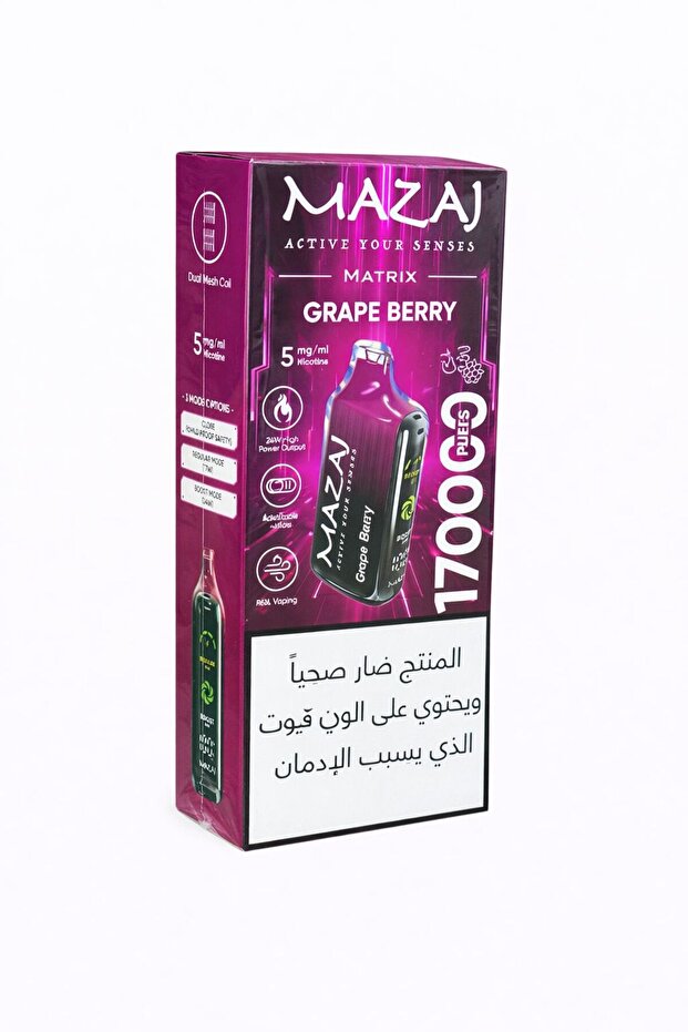 Matrix Grape Berry Disposable – 17000 Puffs
