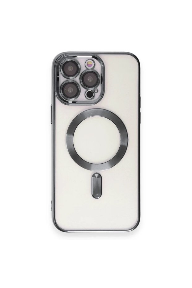 Case for iPhone 15 Pro with Camera Lens Protection M-Safe Supporting Transparent Silicone Kross Cover
