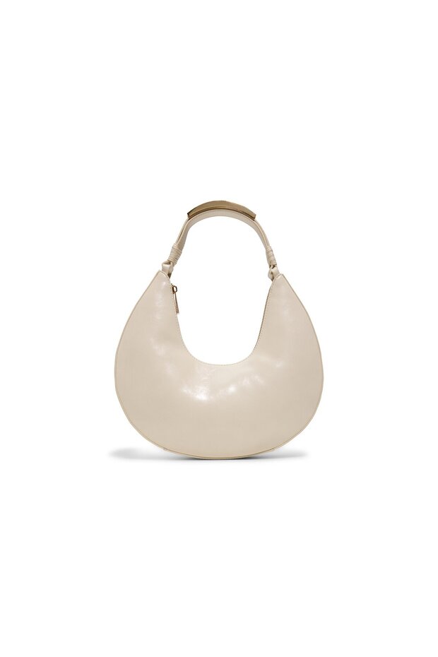 Lunelee Womens Beige Shoulder Bag