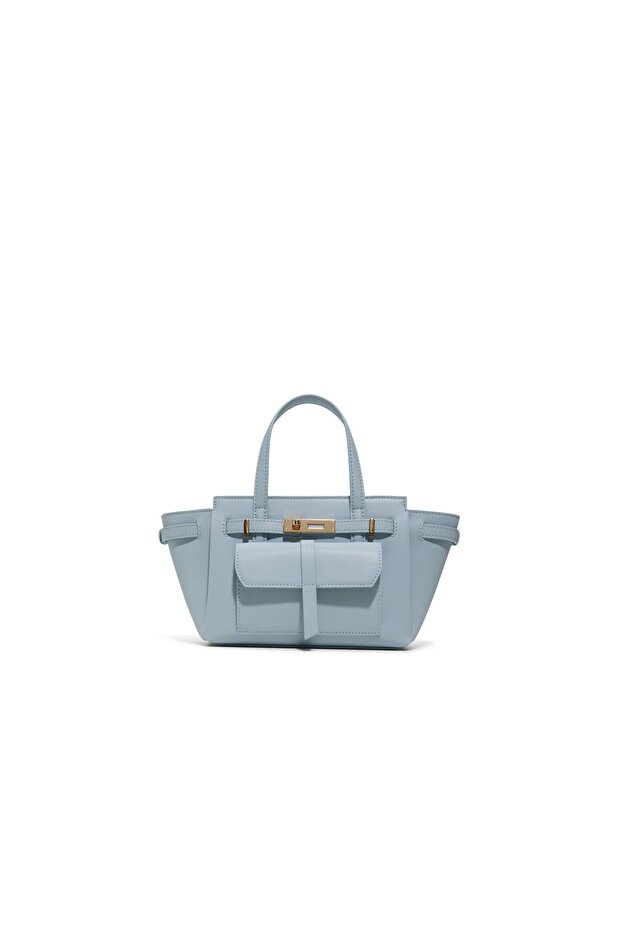 Eloyze Womens Blue Satchel