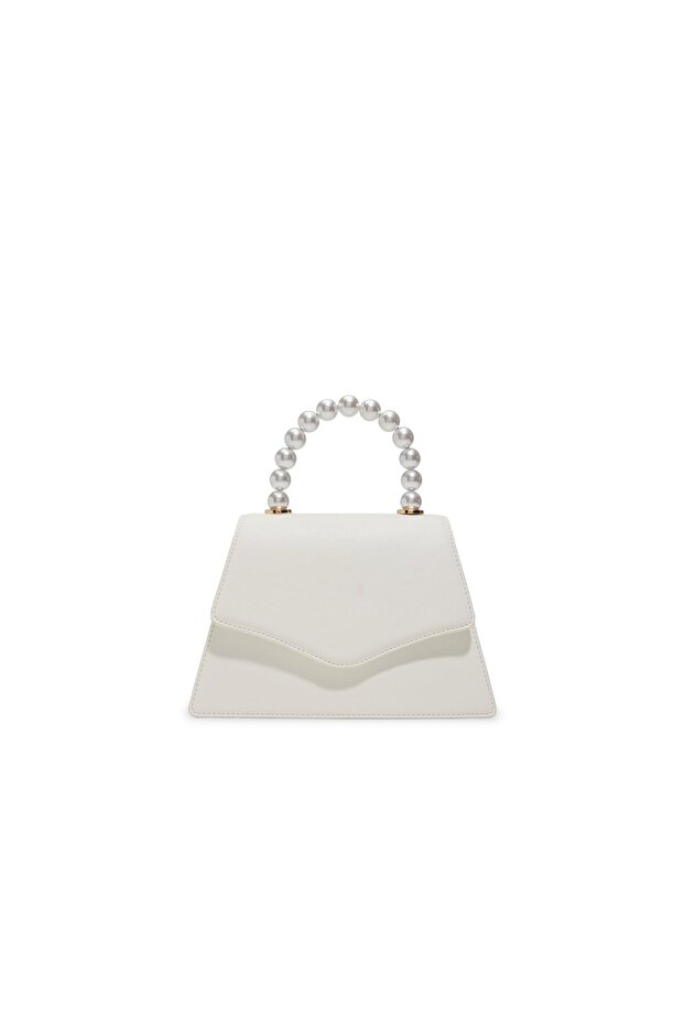More Is More Womens White Handbags