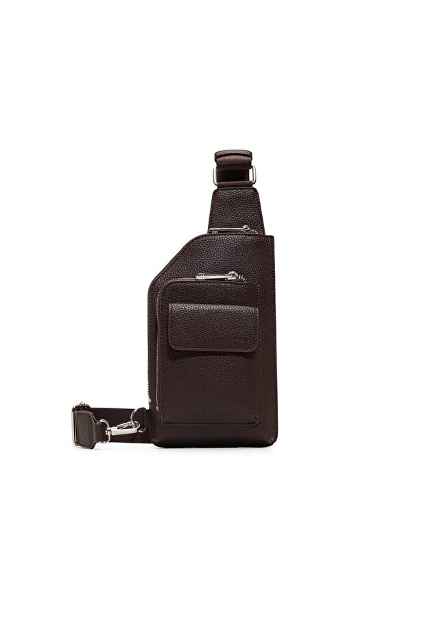 Capitol Mens Brown Shoulder Bag
