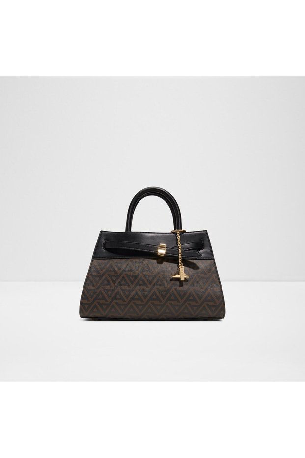 Vasilia Womens Brown Satchel