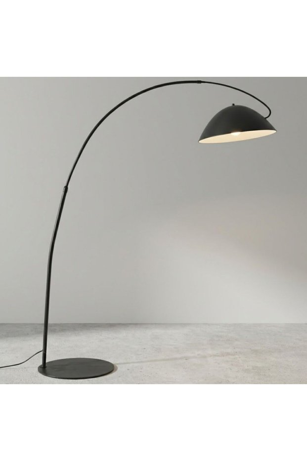 Balina Modern Black Arc Floor Lamp - Majestic Balina Floor Lamp