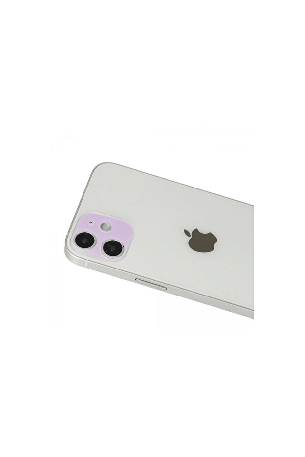 Apple iPhone 12 Rainbow Camera Lens Protection Glass - Purple