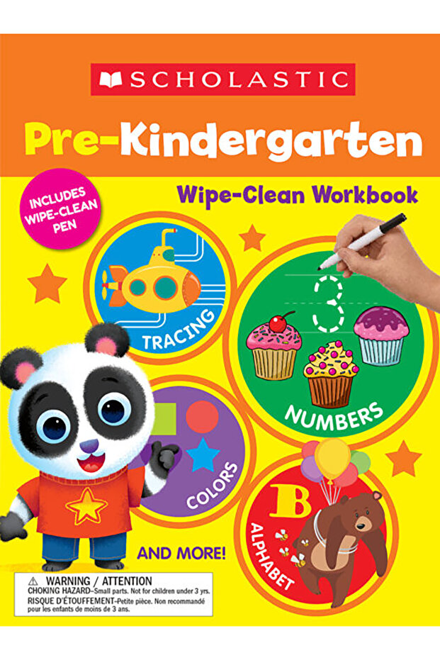 Pre-K Wipe-Clean Workbook (Scholastic)